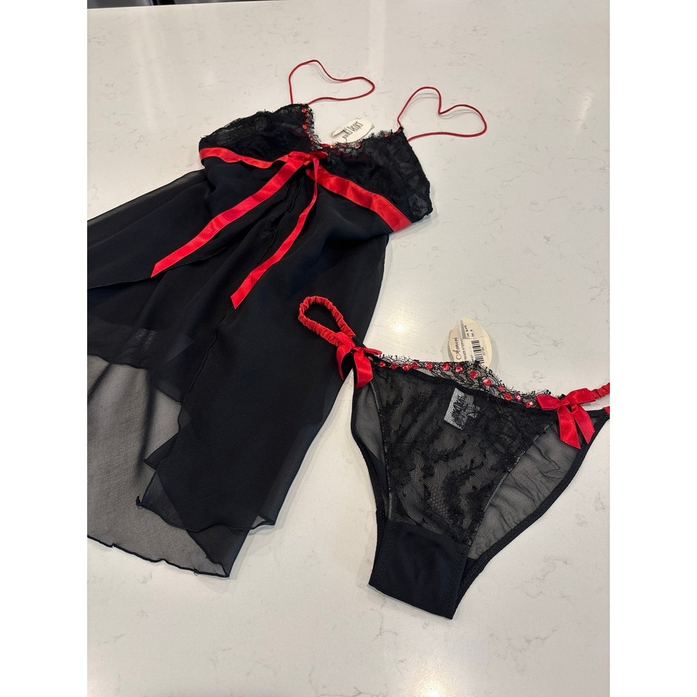 Vintage Lingerie Designer Set by Janet Reger 100 % Silk Stunning Sexy